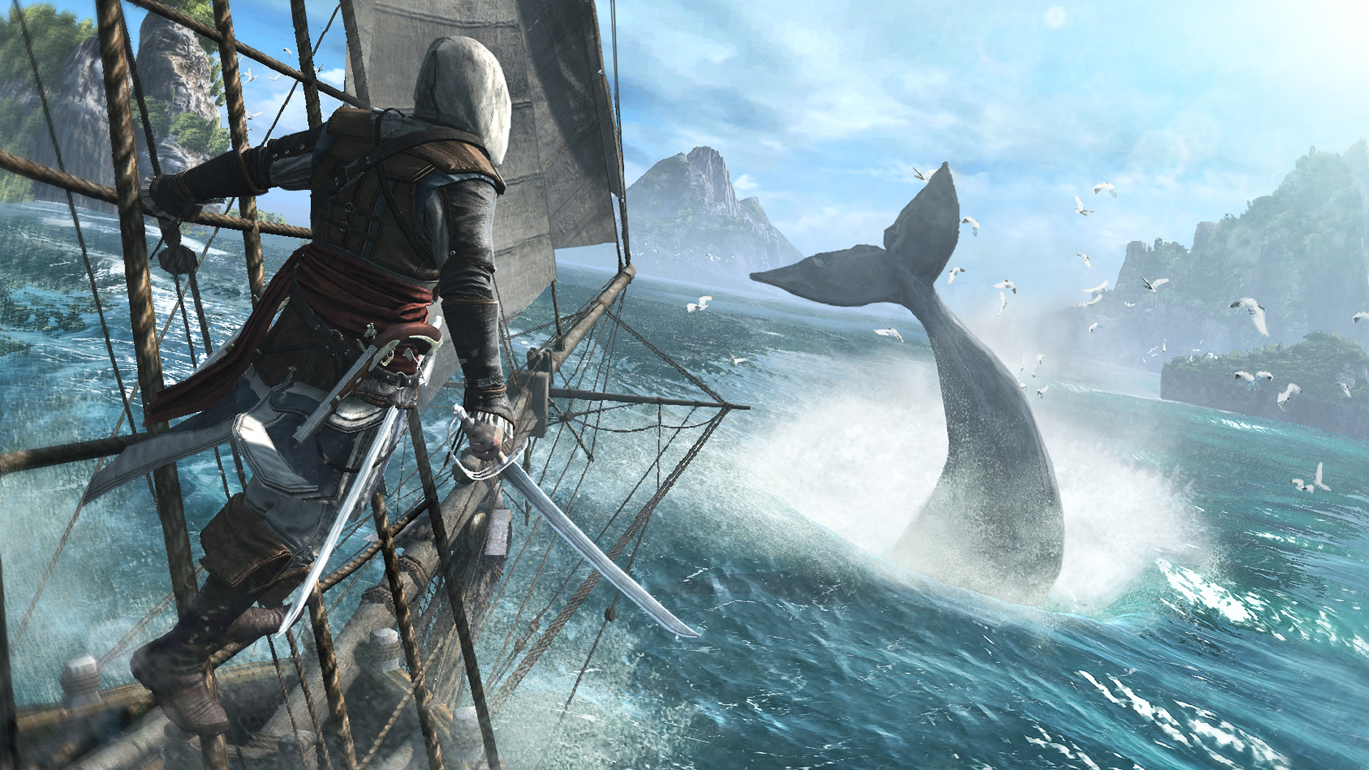 Assassin's Creed IV was one of several third-party titles showing the PS4 a lot of love.