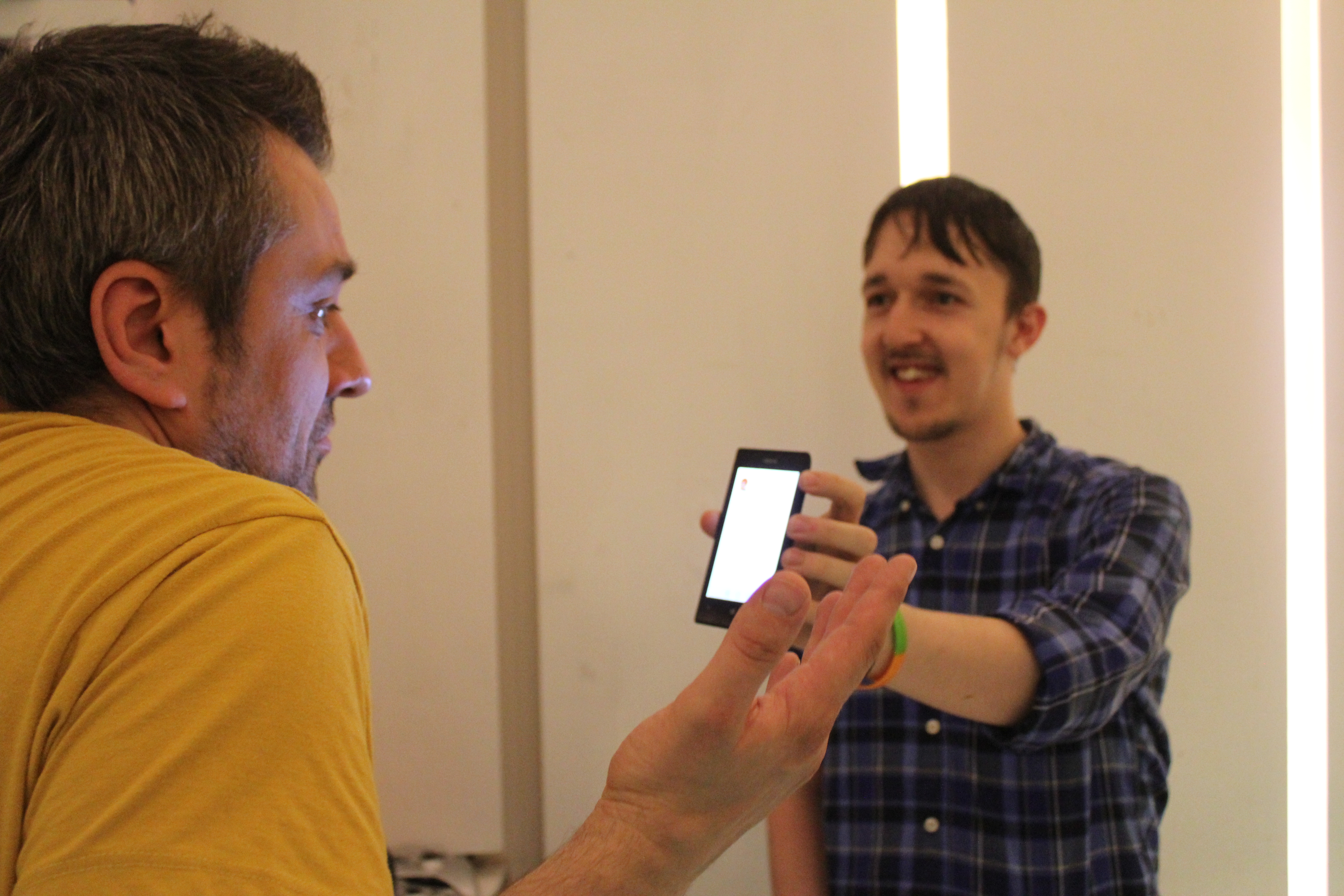 Winners were then chosen by Tim shouting a random number and Jimmy then finding the corresponding tweet.
