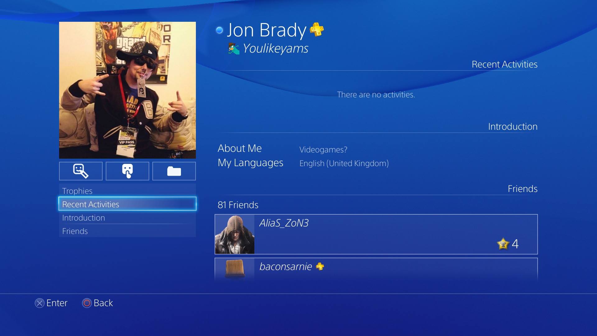 PS4profile