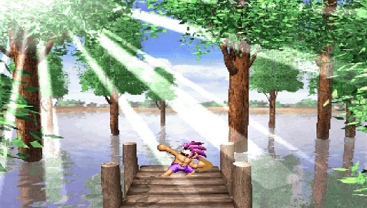 Say what you will about the look of PlayStation games, but Tomba! is a fairly pretty game.