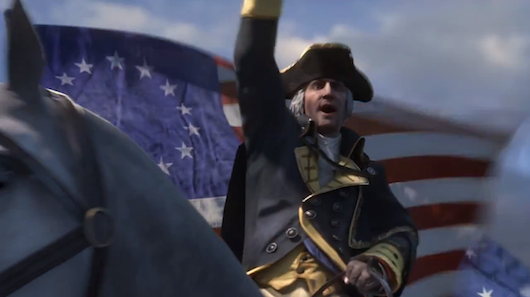 It's a bit weird that George Washington was so prominent in the original trailer. He appears in the game for about ten minutes.