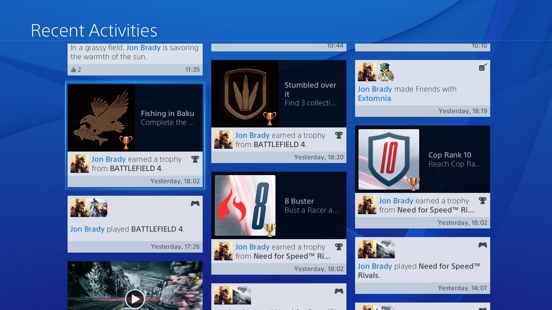 Social climber: PS4 keeps you on top of everything your friends are doing